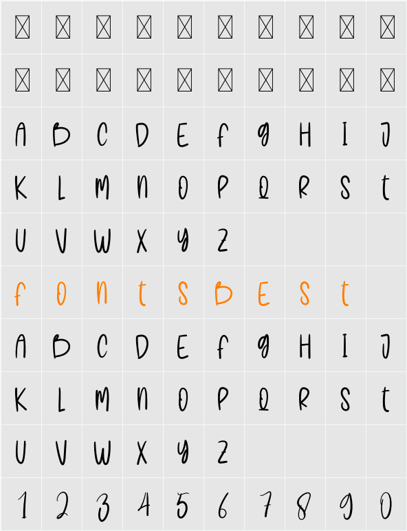 Bobo Character Map