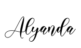 Alyanda Font Image