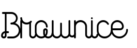 Brownice Font Image