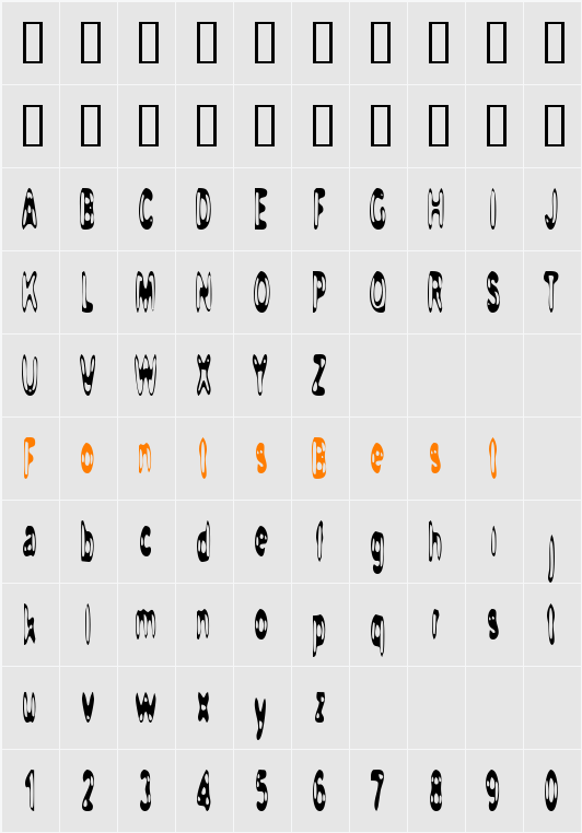 JI-Misaim Character Map