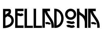 Belladona Font Image