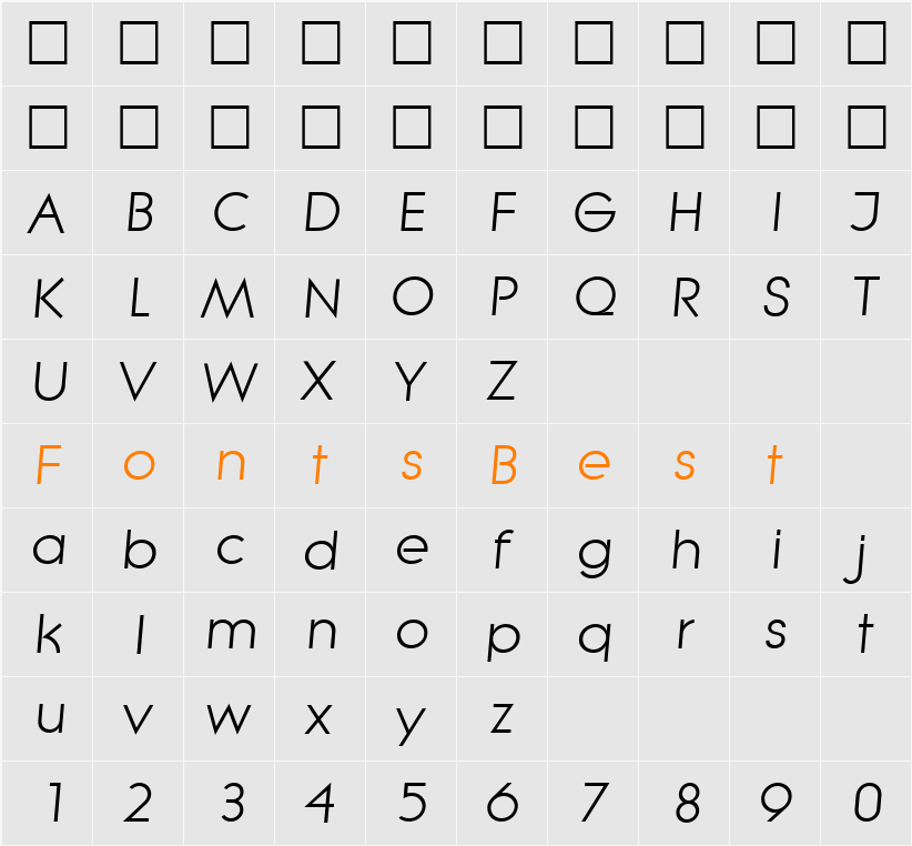 Beatnik SF Character Map