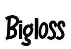Bigloss Font Image