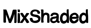 MixShaded Font Image
