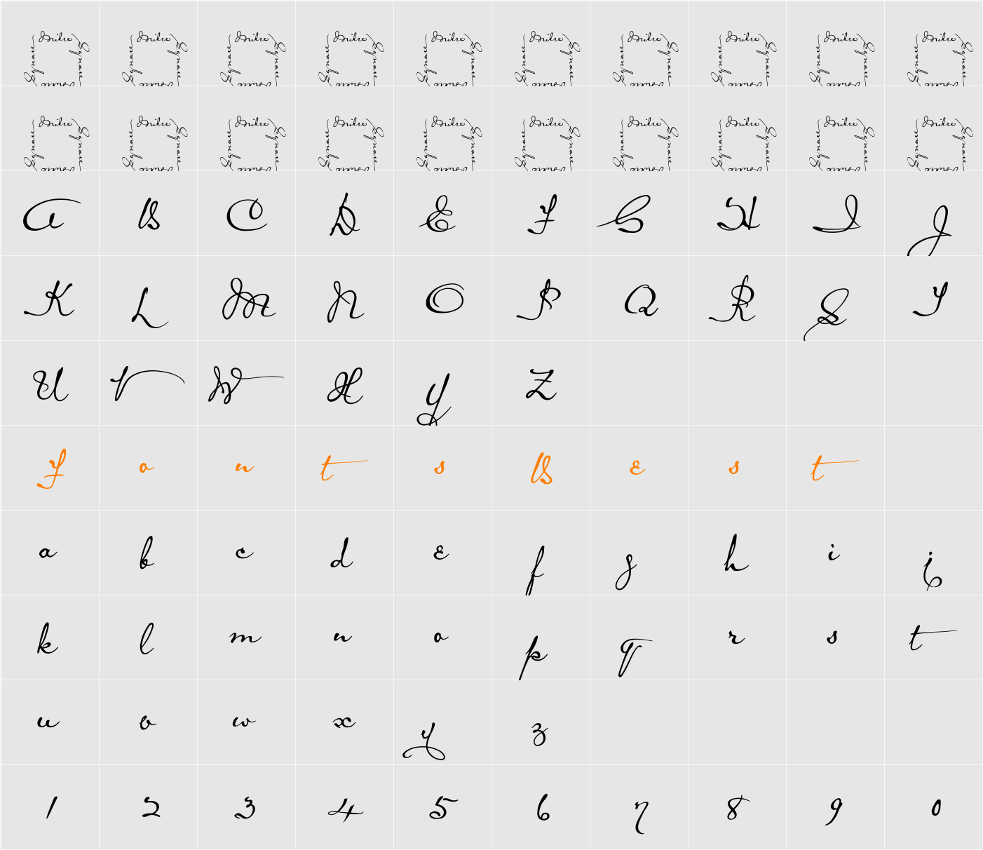 MitreSquare Character Map