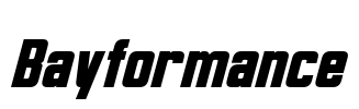 Bayformance Font Image