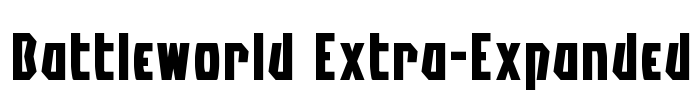 Battleworld Extra-Expanded Font Image