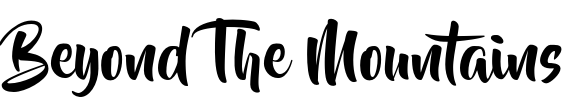 Beyond The Mountains Font Image