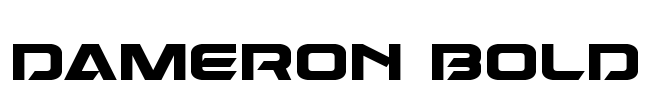 Dameron Bold Font Image