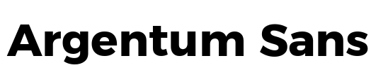 Argentum Sans Font Image
