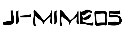 JI-Mimeos Font Image