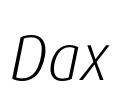 Dax Font Image
