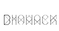 Biohack Font Image