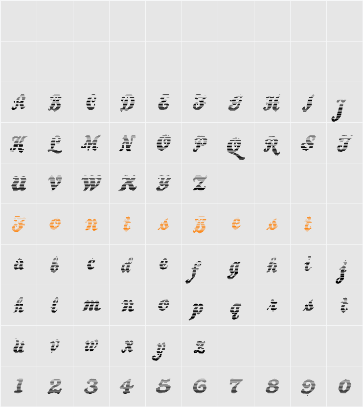 BewareTheNeighboors Shadow Character Map