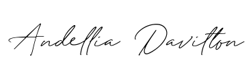 Andellia Davilton Font Image