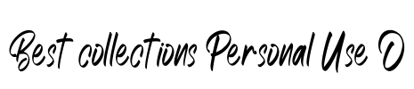 Best collections Personal Use O