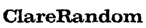 ClareRandom Font Image