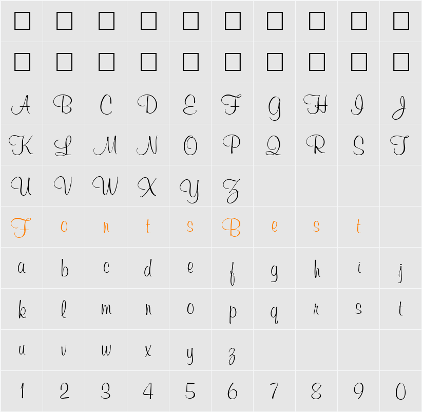 Murray Hill Character Map