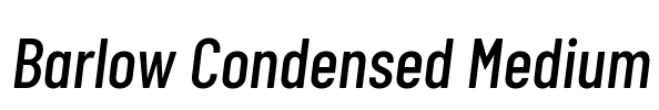 Barlow Condensed Medium