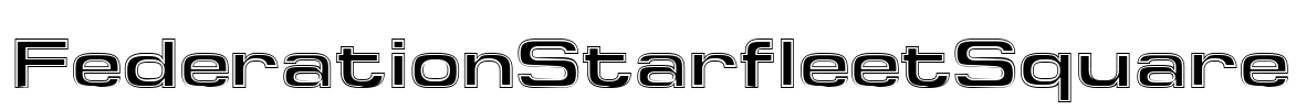FederationStarfleetSquare Font Image