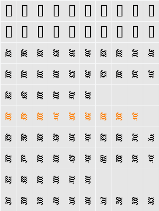FlagDayOne Character Map
