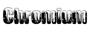 Chromium Font Image