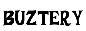 BUZTERY Font Image