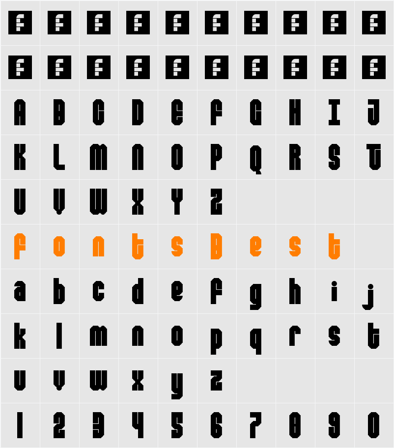 Modulator Character Map