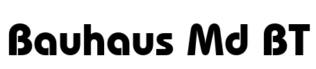 Bauhaus Md BT