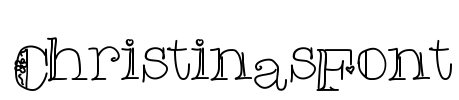 ChristinasFont Font Image