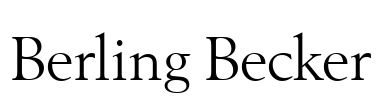 Berling Becker Font Image
