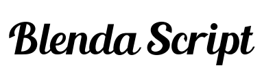 Blenda Script Font Image