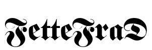 FetteFraD Font Image