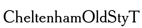 CheltenhamOldStyT Font Image