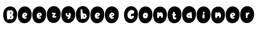Beezybee Container Font Image