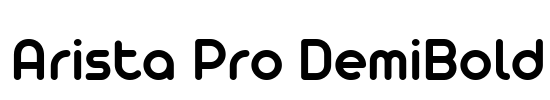 Arista Pro DemiBold