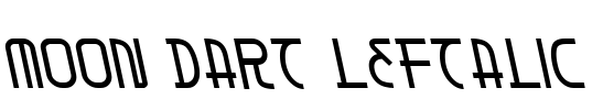 Moon Dart Leftalic