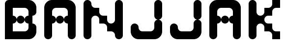 BANJJAK Font Image