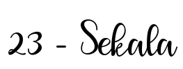23 - Sekala Font Image
