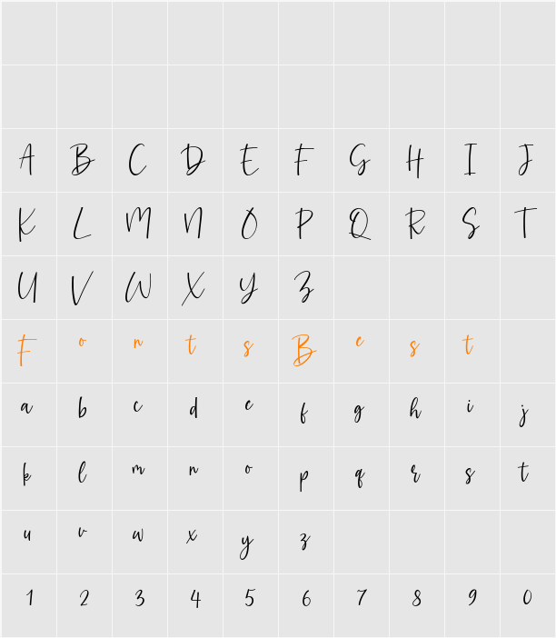 Amarylli Blossom Character Map