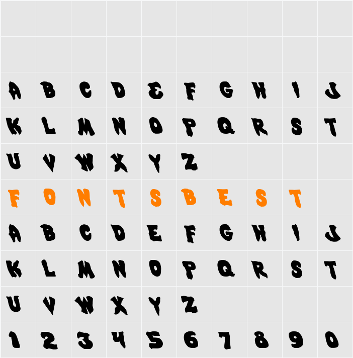 Mystic Singler Leftalic Character Map