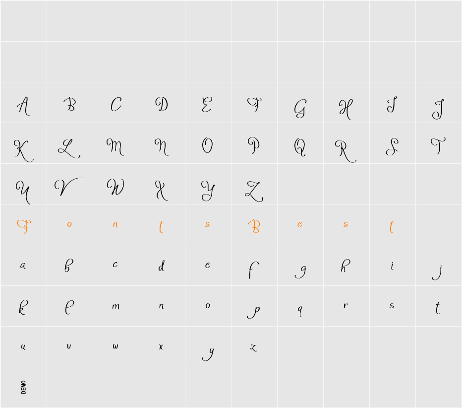 Atyla Character Map