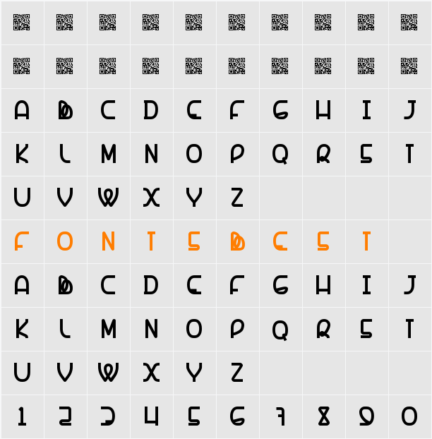 Banquetier-Black Character Map