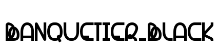 Banquetier-Black Font Image