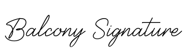 Balcony Signature
