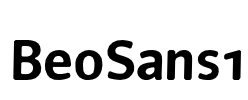 BeoSans1 Font Image