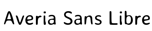 Averia Sans Libre Font Image