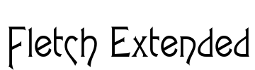 Fletch Extended Font Image