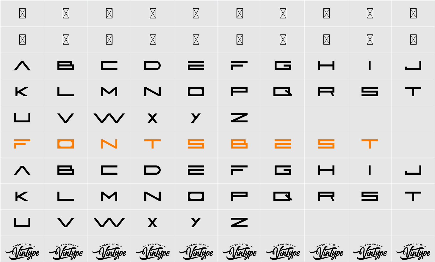 Active Space Demo Character Map