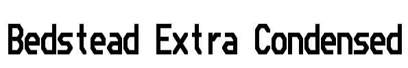 Bedstead Extra Condensed